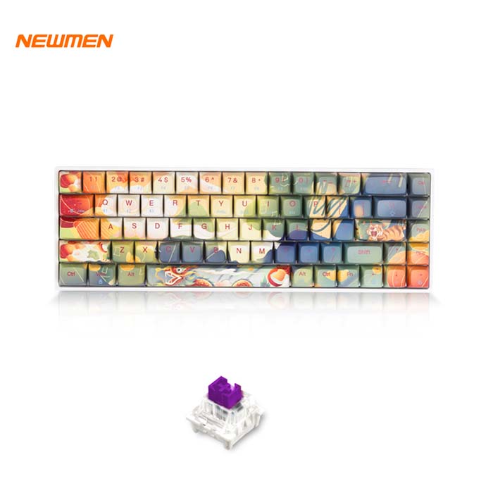 TNC Store Bàn phím cơ Newmen Jungle Dual mode GM680 BT5.0